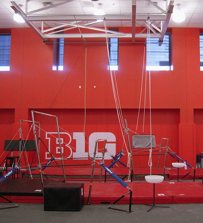 Rutgers Gymnastics Spotting Platform