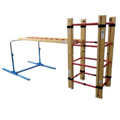 Jungle Gym with Ladder Tower Bundle